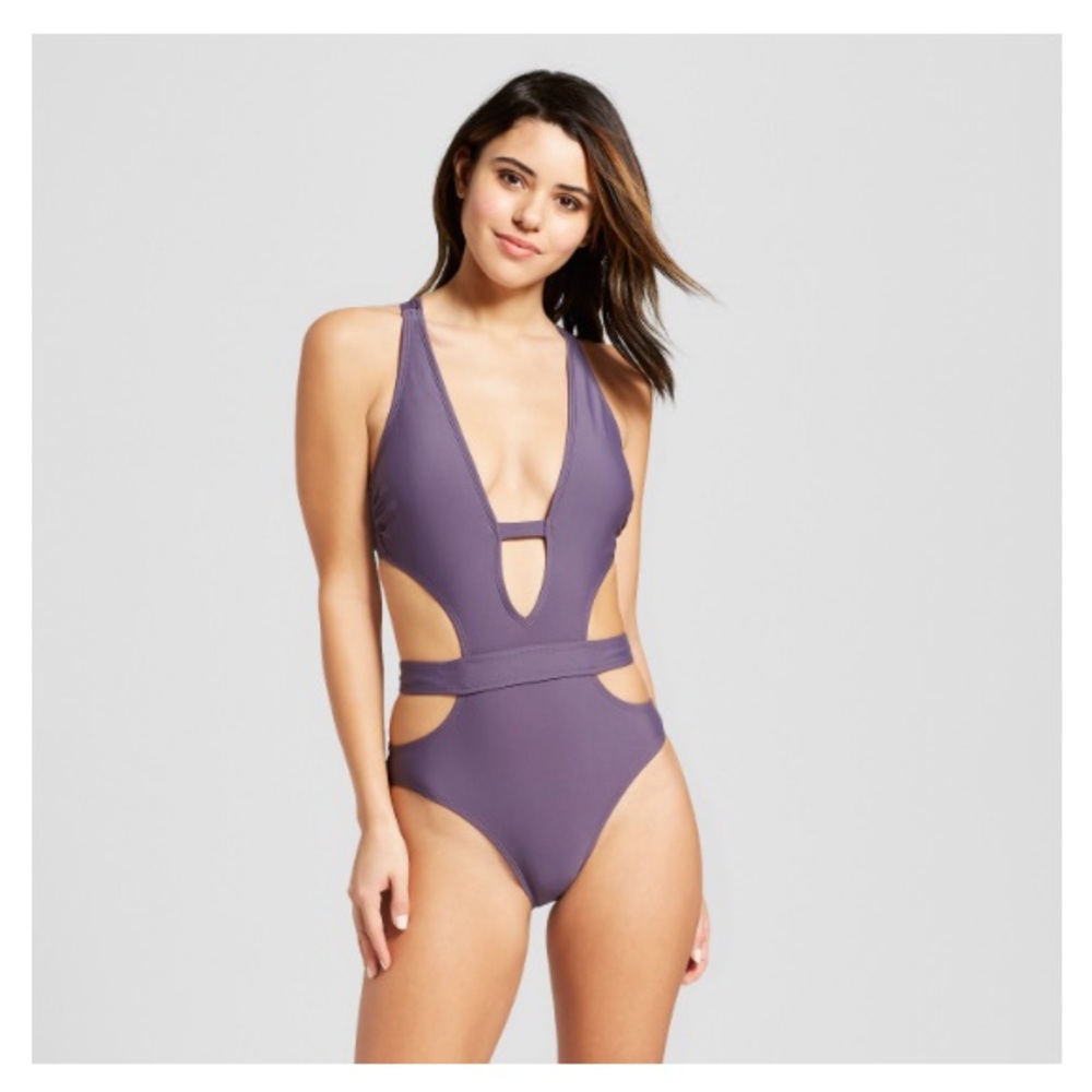 target one piece cutout bathing suit
